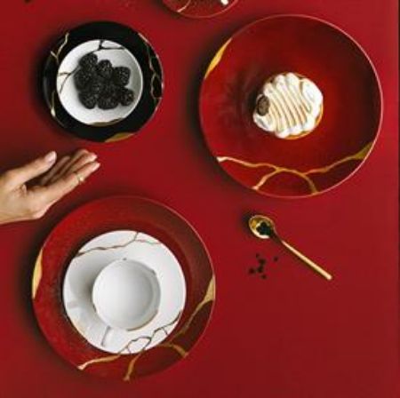 Picture for pattern Kintsugi Rouge Empereur