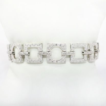 Picture of 14k White Gold Diamond Bracelet 