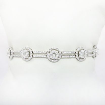 Picture of 18k White Gold Diamond Bracelet 