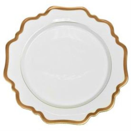 Picture for pattern Antique White, Gold Rim