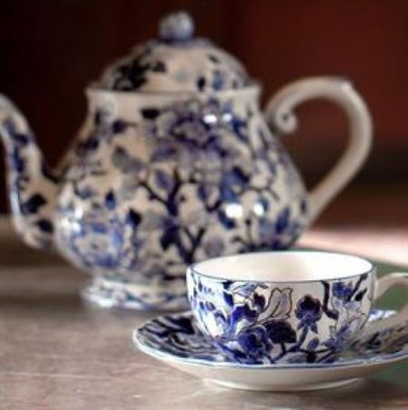 Picture for pattern Prestige, Pivoines Bleues