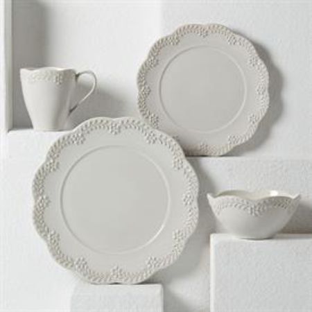 Picture for pattern Chelse Muse, Scallop, Floral Grey