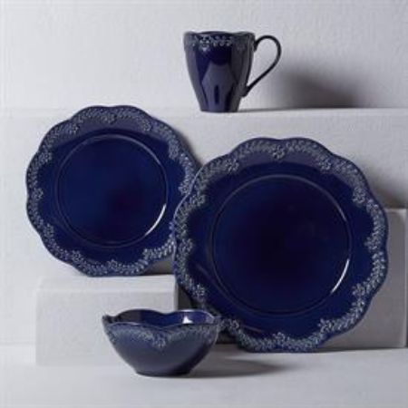 Picture for pattern Chelse Muse, Scallop, Floral, Navy