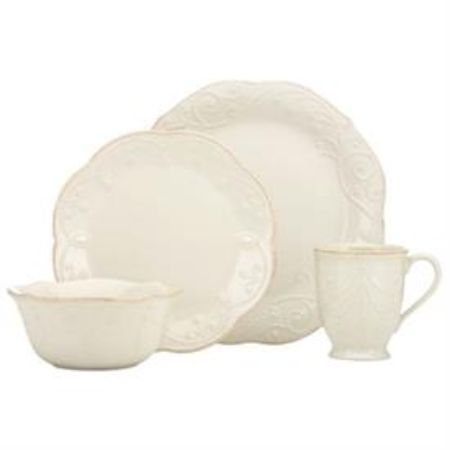 Picture for pattern French Perle, White
