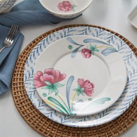 Picture for pattern Poppies on Blue, Melamine