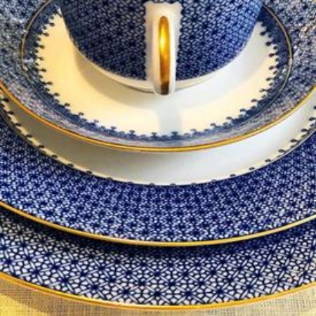 Picture for pattern Lace, Blue