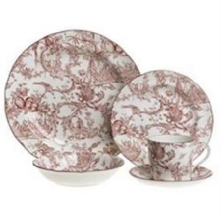 Picture for pattern Provincial Garden, Cranberry
