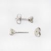 Picture of 14k White Gold .50CTW Diamond Solitaire Studs 