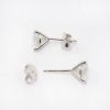 Picture of 14k White Gold 2CTW Round Brilliant Diamond Solitaire Studs 