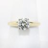 Picture of 14K Yellow Gold 1Ct Round Brilliant Diamond Engagement Ring 