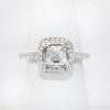 Picture of 14k White Gold .75Ct Ascher Cut Diamond Engagement Ring 