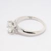 Picture of 14k White Gold 1.08Ct Round Brilliant Diamond Engagement Ring 