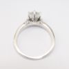 Picture of 14k White Gold 1.08Ct Round Brilliant Diamond Engagement Ring 