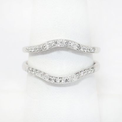 Picture of 14k White Gold & Diamond Insert Ring 