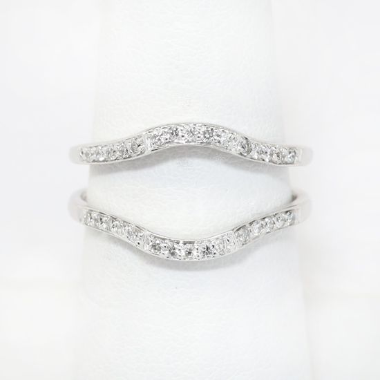 Picture of 14k White Gold & Diamond Insert Ring 