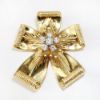 Picture of Vintage Mid Century 14k Gold & Diamond Slide Pendant & Earring Set