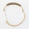 Picture of Antique 14k Gold, Ruby & Diamond Bangle Bracelet