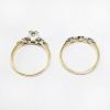 Picture of Vintage 14k Yellow Gold & Diamond Bridal Ring Set