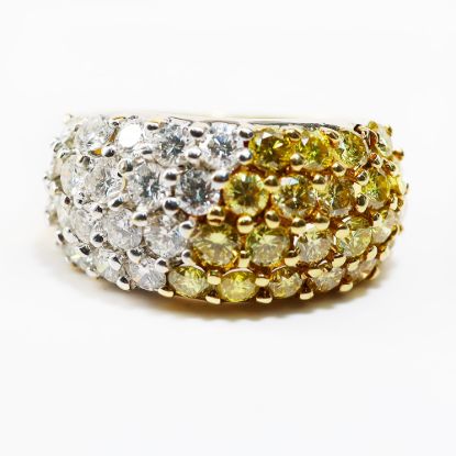 Picture of 18k Two-Tone Gold Diamond Ring