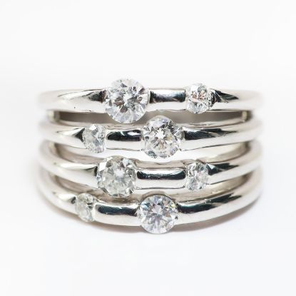 Picture of 14k White Gold Diamond Ring