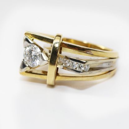 Picture of 14k Two-Tone Gold Diamond Ring 