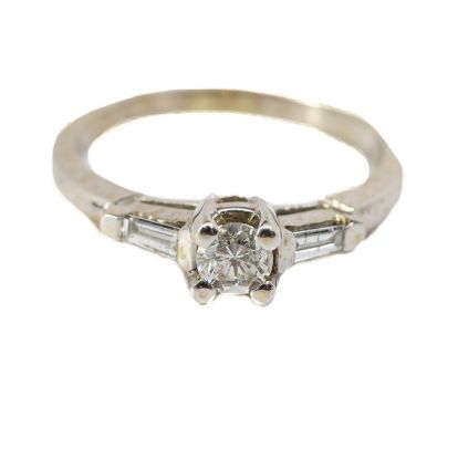 Picture of 14k White Gold Diamond Ring