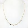 Picture of 14k Yellow Gold Diamond & Gemstone Charm Necklace