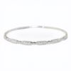 Picture of 14k White Gold & Diamond Station Bangle 