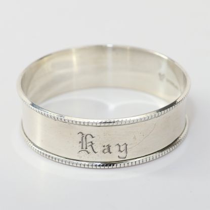 Picture of "Kay" Napkin Ring by Lunt Sterling Silver