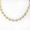Picture of Vintage Danish Sterling Silver & Yellow Guilloche Enamel Butterfly Necklace by Volmer Bahner