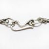 Picture of Vintage Los Ballesteros Sterling Silver & Chatoyant Obsidian Aztec Warrior Necklace