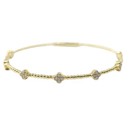 Picture of 14k Yellow Gold Diamond Bracelet