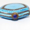 Picture of Antique Swiss Sterling Silver, Marcasite & Guilloche Enamel Watch Necklace