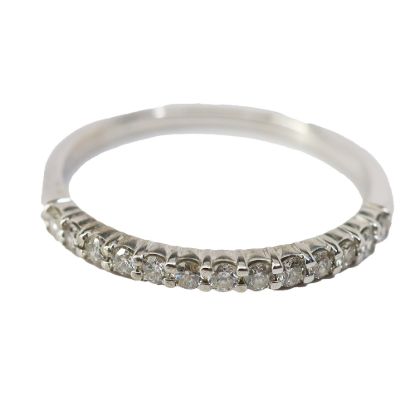 Picture of 14k White Gold Diamond Band