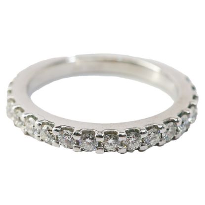 Picture of 14k White Gold Diamond Band