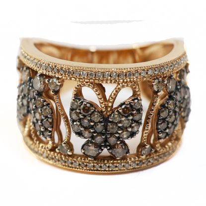 Picture of 14k Rose Gold Diamond Ring