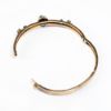 Picture of Antique Victorian 12k Gold, Demantoid Garnet & Seed Pearl Child's Bracelet