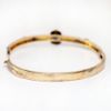 Picture of Antique Victorian 12k Gold, Demantoid Garnet & Seed Pearl Child's Bracelet