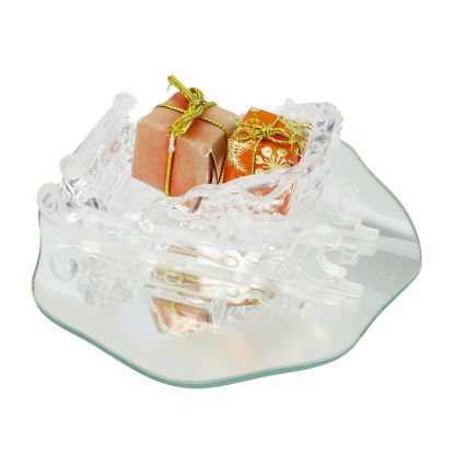 Picture of 'Santa's Sleigh' with Gifts & Frozen Pond Figurine #205165 by Swarovski Crystal