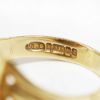 Picture of Vintage 1965 English Men's 9k Gold, Pearl & Malachite Ring