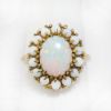 Picture of Vintage 10k Yellow Gold & Opal Cabochon Ring  