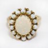 Picture of Vintage 10k Yellow Gold & Opal Cabochon Ring  