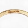 Picture of Antique Minimalist 14k Gold & Diamond Solitaire Engagement Ring