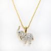Picture of Vintage Swarovski Crystal Pavé Elephant Necklace