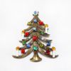 Picture of Vintage 1960s Weiss Enamel & Rhinestone Christmas Tree Brooch
