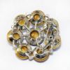 Picture of Vintage 1960s Weiss Blue Rivoli Rhinestone Brooch
