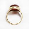 Picture of Vintage 14k Gold & Intaglio Carved Carnelian Signet Ring