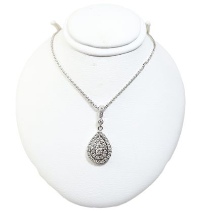 Picture of 14k White Gold Diamond Pendant