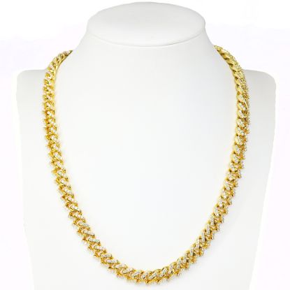 Picture of 10k Yellow Gold Diamond Necklace