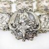 Picture of Antique Silver Plated Nurse's Belt with Reynold's Angels & Art Nouveau Woman Motif